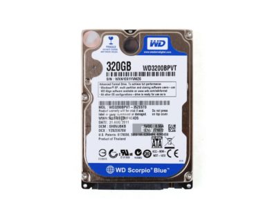 320 GB Harde Schijf  2.5 WD  Blue